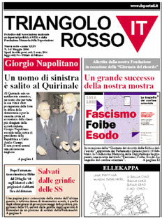 La copertina del giornale